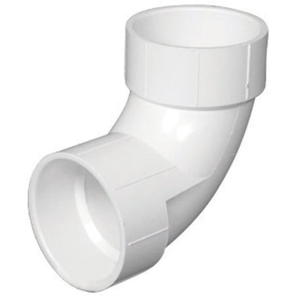 Charlotte Pipe And Foundry Charlotte Pipe & Foundry PVC003001600HA 90 deg PVC Dwv Elbow 6 in. 4090171 - main